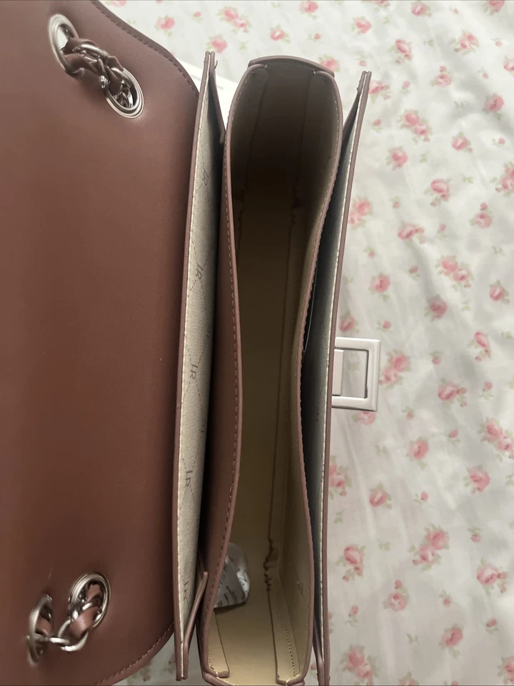 Bolso de Hombro Hecho con Correa de Cuero y Cuero Hecho en Italia TOTALMENTE NUEVO Foto 2 de 4