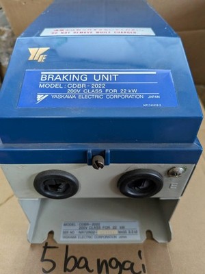 YASKAWA CDBR-2022 Braking Unit 200V 22kW US Free TAX From Actual Machine