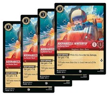 Disney Lorcana Adorabeezle Winterpop Ice Rocket Racer Azurite Sea NM - Free Card