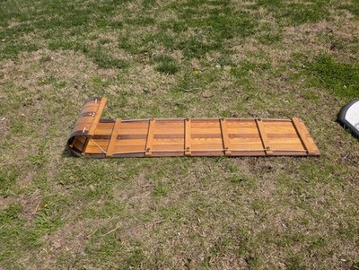 Vintage Wooden Snow Sled TobogganGREAT FOR DECORATION