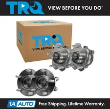 TRQ Wheel Hub Bearings Assembly Set Front & Rear Fits INFINITI Nissan