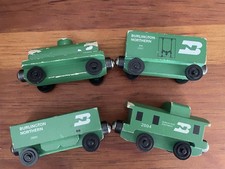 Whittle Shortline Railroad You Co Wooden Train Lot 4