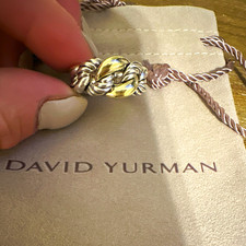 David Yurman Two-Tone,Knot Ring,Gold, Sterlin...