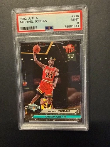 1992 Fleer Ultra Michael Jordan #216 PSA 9 The GOAT Sweet Card