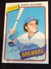 Photo of 1980 Topps #215 Sixto Lezcano Milwaukee Brewers Baseball Card