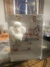 Louis Vuitton PVC Shopping Bag w/Purse Charm