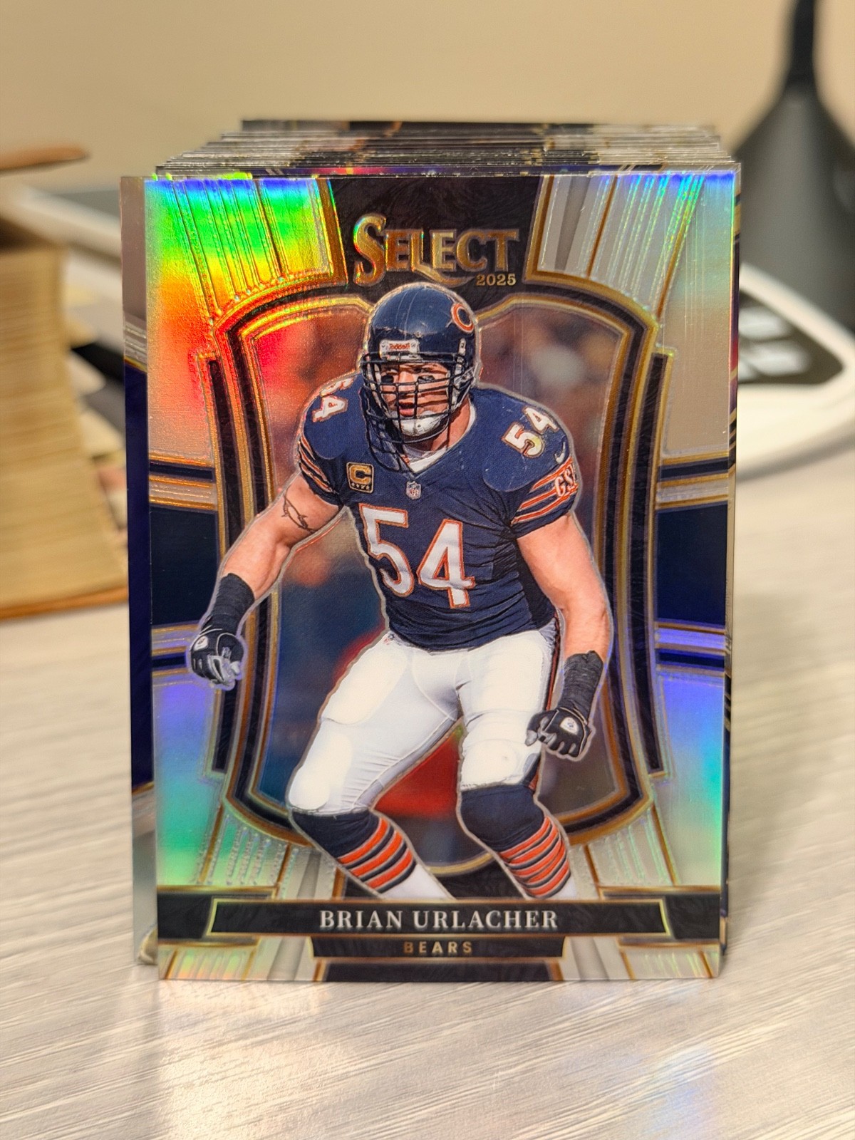 2025 Panini Select - Premier Level Brian Urlacher #200 Silver Prizm