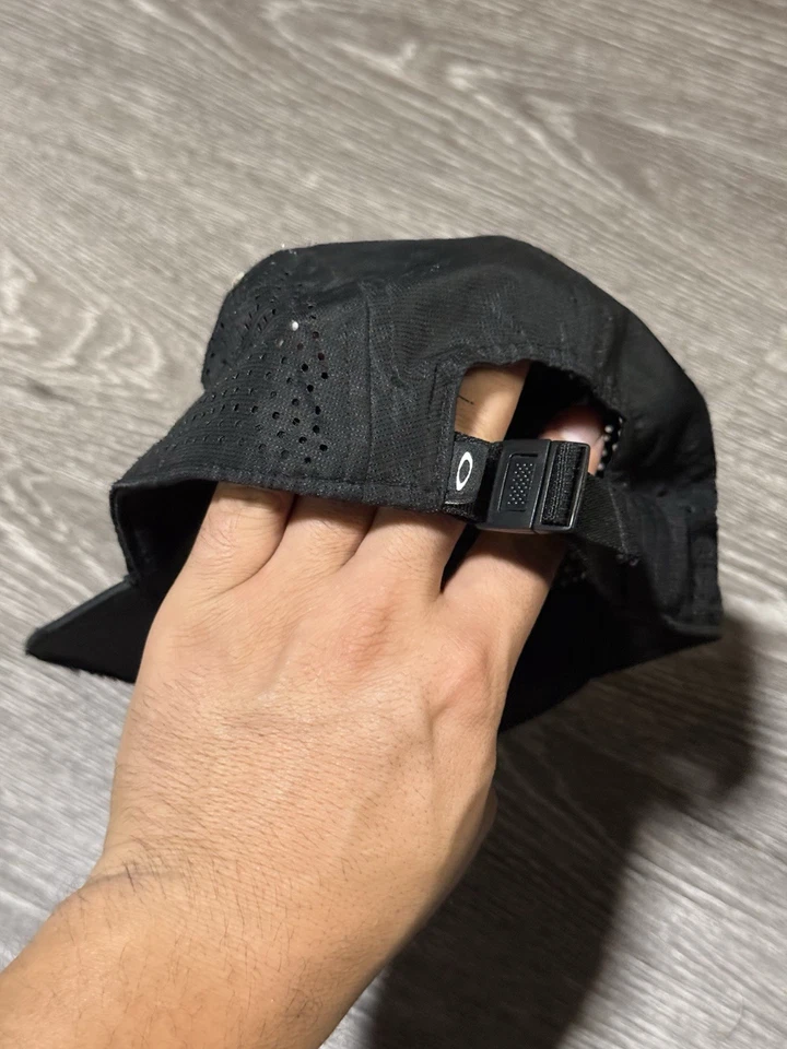 Vintage Oakley Hat Black 90s 00s Y2K - Image 3 of 4