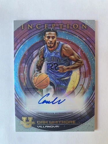 2022/23 Bowman U Inception Can Whitmore Autograph #BIA-CWE Villanova