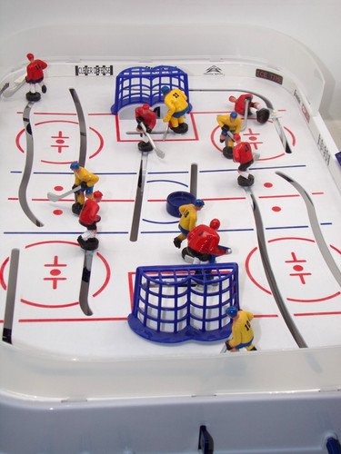 Table Top Rod Hockey Game Set - Mini Tabletop Rod Hockey Board - Hockey Toy