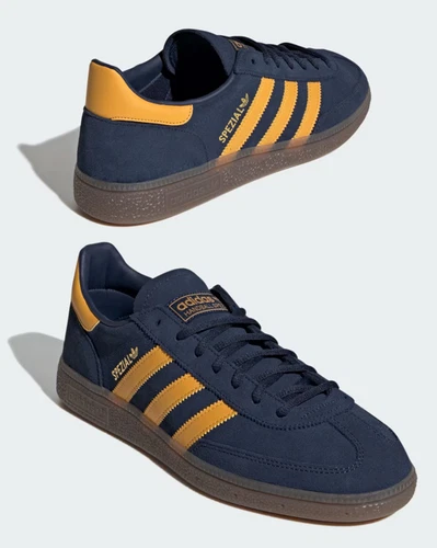 adidas Handball Spezial KJ5593 Night Indigo Crew Yellow Gum Men's Size