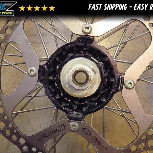 TALON CARBON DUBYA 06-20 SUZUKI RMZ450 250 FRONT REAR WHEELS RIMS HUBS - Picture 8 of 23