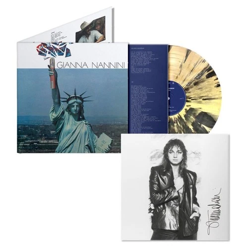 Gianna Nannini California (Giannagold) Vinile Lp Splatter Numerato e Autografato