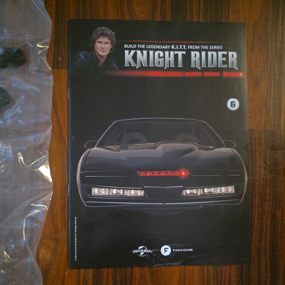 FANHOME DEAGOSTINI 1/8 CONSTRUIR EL K2000 KITT K.I.T.T. COCHE KNIGHT RIDER EDICIÓN 6 Foto 2 de 3