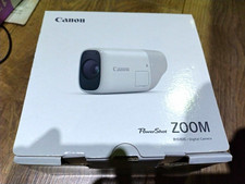 Canon PowerShot ZOOM White Compact Camera 12.1MP 4x Zoom Wi-Fi Bluetooth USB-C