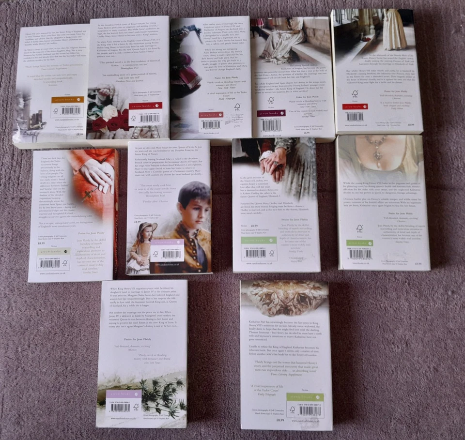 Jean Plaidy - X 11 Historical Paperbacks - Tudor Series - Image 2 of 4