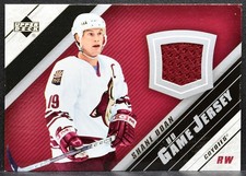 2005-06 Upper Deck Series 2 UD Game Jerseys Sandis Ozolinsh Rangers Jersey 2259