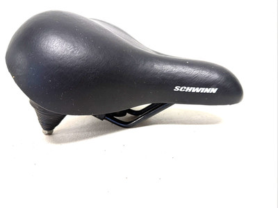 Original Schwinn Black Bicycle Seat 10'' X 7'' Cycle Biking Cycling Saddle Bike