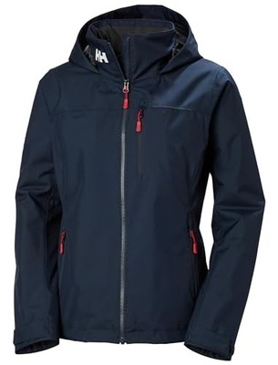 34447 Helly Hansen Women's Crew Hooded Midlayer Jacket 2.0 NAVY SMALL