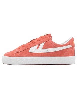 Warrior Dime Turnschuhe Größe 4 UK lachsweiß Turnschuhe klassisch Retro Damen neu mit Karton