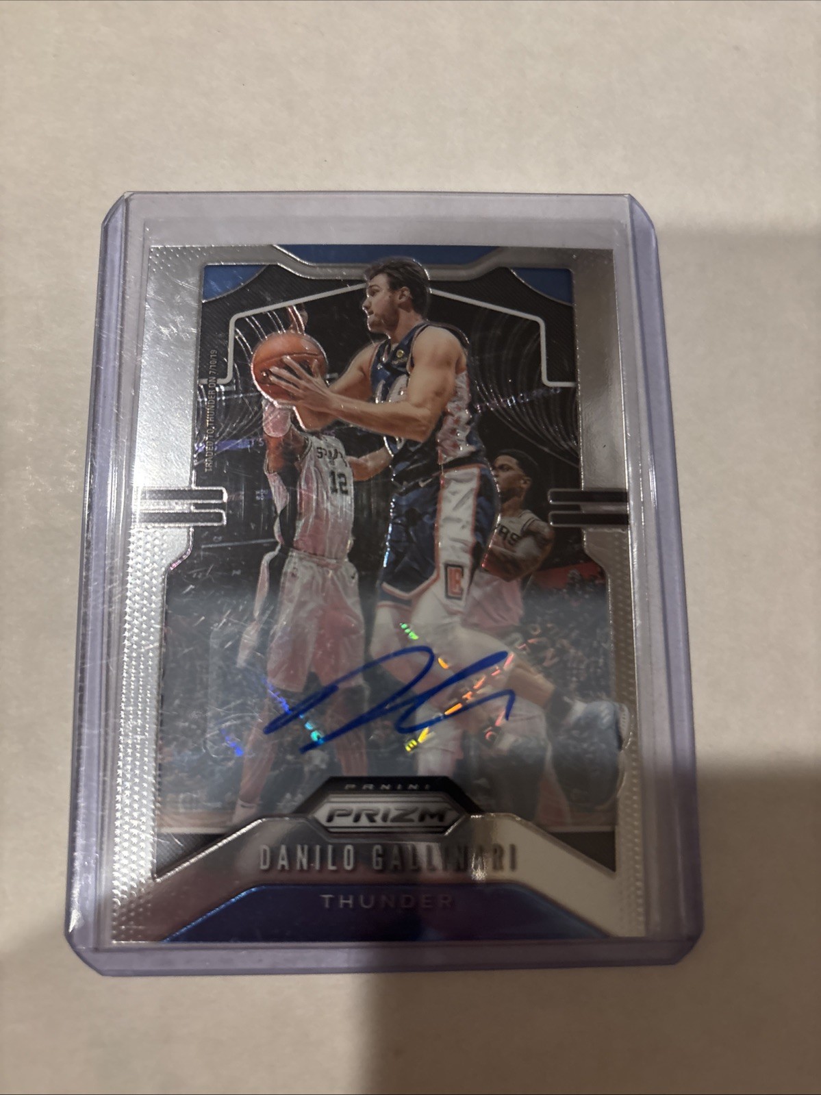 danilo gallinari 2019-20 panini prizm auto #123 Signatures