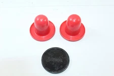 Vintage Carrom Brand Air Hockey Replacements - 2 Strikes and 1 Puck
