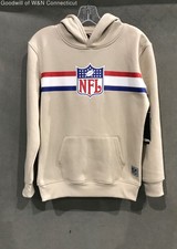 NFL Hoodie Size 14/26 Men Regular Beige Basic
