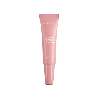 Glowy Peptide Lip Balm Moisturizing and Brightening Frosted Pink Scent Lip Phone