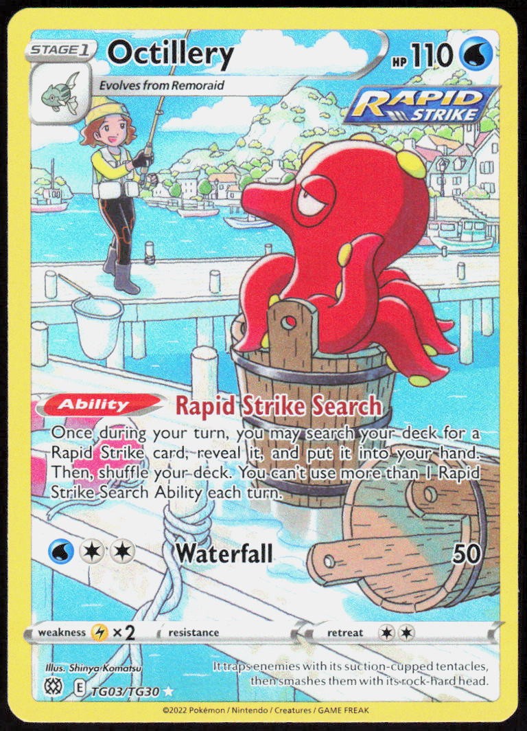 Octillery TG03/TG30 Holofoil UR Brilliant Stars Trainer Gallery NM Pokemon
