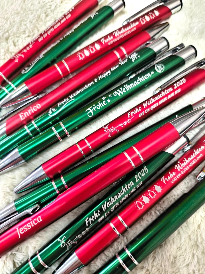 5 - 100 Stk. Weihnachtskugelschreiber „Frohe Weihnachten”  Weihnachtsgeschenk - Bild 4 von 4