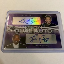 2019 LEAF POP CENTURY DUAL AUTO Al Pacino And Jamie Foxx Purple SP 2/3