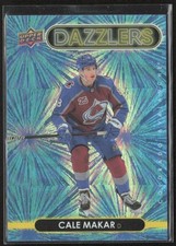 2021-22 UD Series 1 Cale Makar DZ-14 Dazzlers Blue