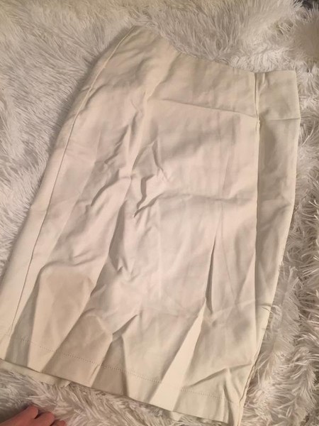 Women Candice Cooper Skirt White Leather 36 / S /