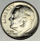 1964 P Roosevelt Dime ~ Choice BU Brilliant Uncirculated ~ US Coin - 1804
