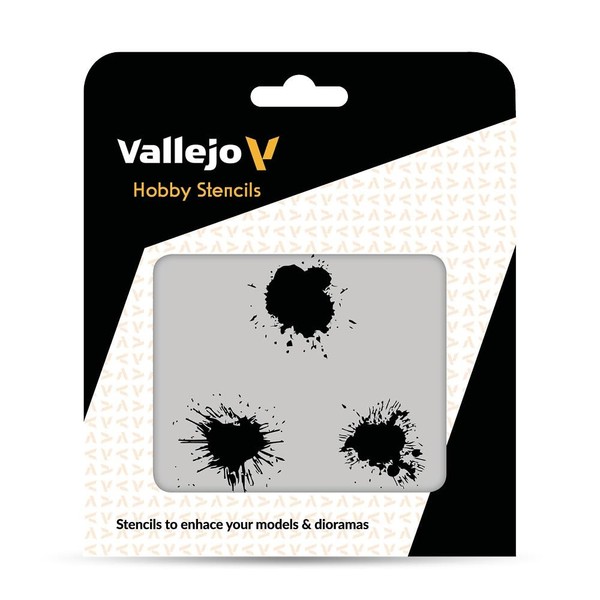Vallejo Airbrush Schablone ST-TX005 Farbflecken 125 X 125 Mm Texture (Us Import)-image