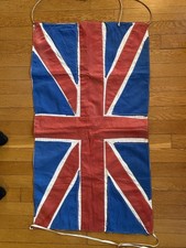 WWII Invasion British Union Jack Flag Military - French Occupation Recovered 