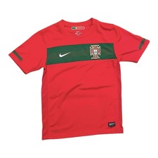 Vintage Portugal 2010-2011 Home Soccer Jersey Football Kit Shirt Size L 12-13