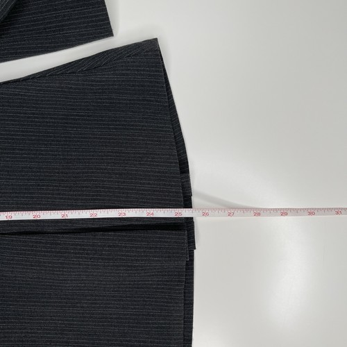 Blazer donna Adrienne Vittadini 1X Plus | grigio antracite gessato | plissettato lui - Foto 5 di 5