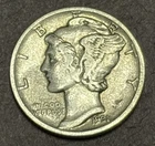 1931-D Mercury Dime ~ US 90% Silver Coin Semi Key Date