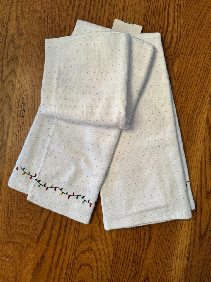 " Christmas Camper ,Jeep,Van " towels with crochet towel ring holder (3pcs set) - Image 3 of 3