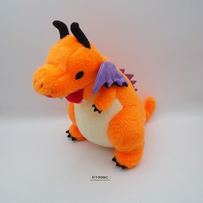 D1008C Darkness Dragon orange Amuse 7'' Plush Stuffed Toy Doll Japan