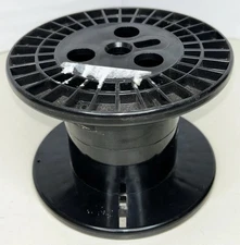 One (1) Large Empty Plastic Spool for Rope Cable Wire Paracord 4.25" Tall