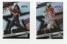 2024-25 Panini Revolution - Star Gazing Stephon Castle Rc And Victor Wembanyama 