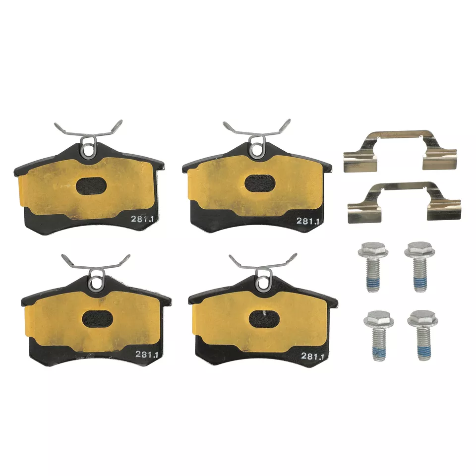 Pastillas de freno traseras VW Volkswagen Jetta Golf Economy Line 2002-2005 OEM JZW698451C Foto 2 de 4