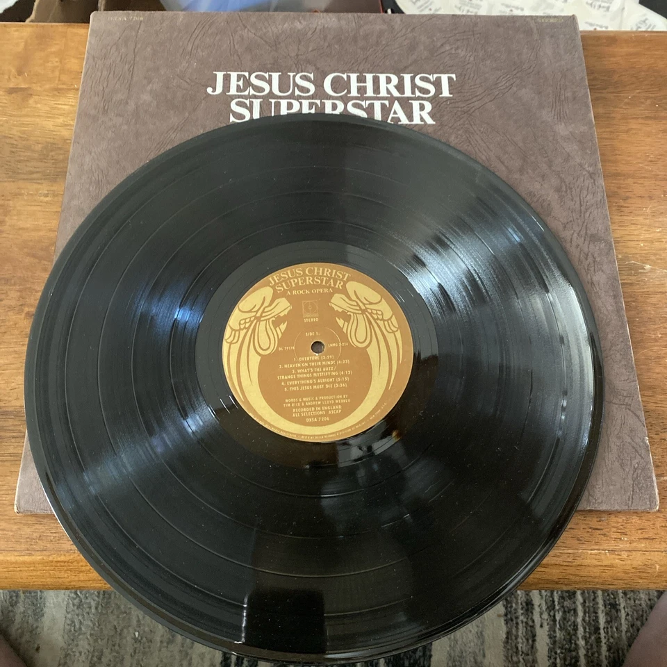 Jesus Christ Superstar: A Rock Opera (1970 Vinyl, Double LP) Andrew Lloyd Webber - Image 3 of 4