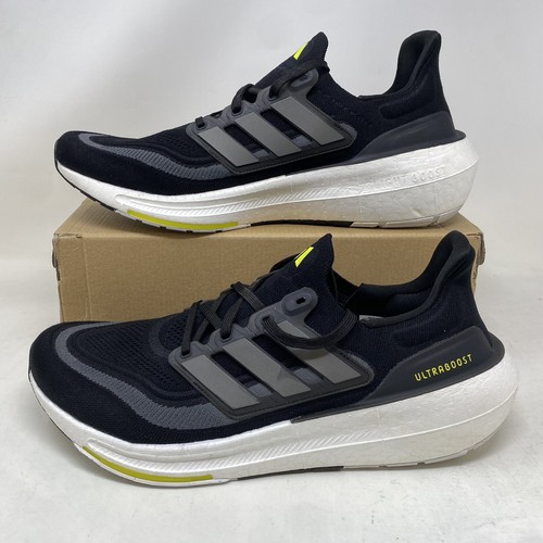 Mens Adidas Ultraboost Light Black/Yellow Running Shoes / HQ6339 / Size 13