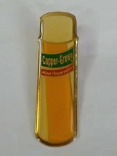 Copper Green Wood Preservative Spray Can Lapel Hat Jacket Pin