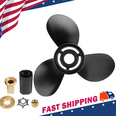 14 x 13 Outboard Propeller For Mercury  40-140HP 15 Spline Tooth RH 48-77340A45