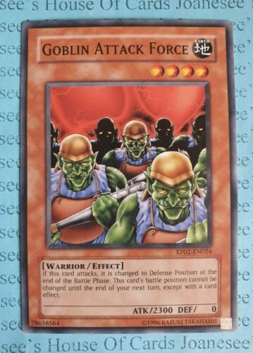 Goblin Attack Force RP02-EN024 Common Yu-Gi-Oh Card New Mint/NMint - Picture 1 of 3