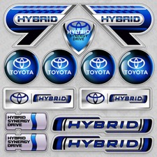 Toyota Hybrid Synergy Drive Sport Car Logo Sticker Vinyl 3d Decal Marker Decor